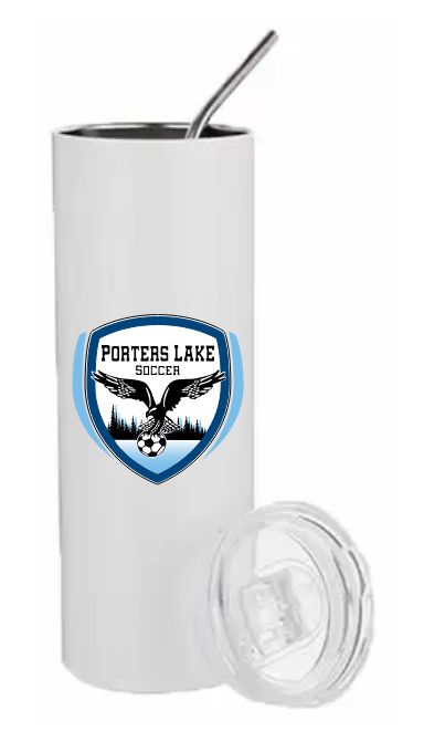 Porters Lake Soccer Club - Tumbler with Straw