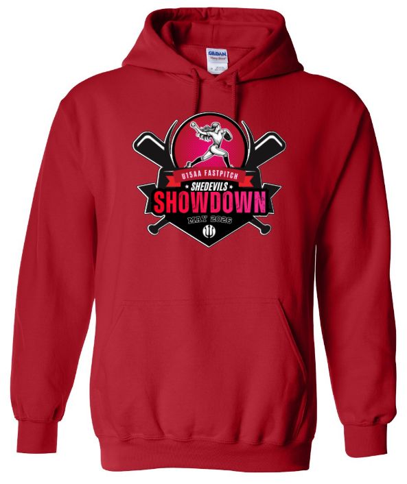 She Devils Show Down  - Red Hoodie (Full Chest)