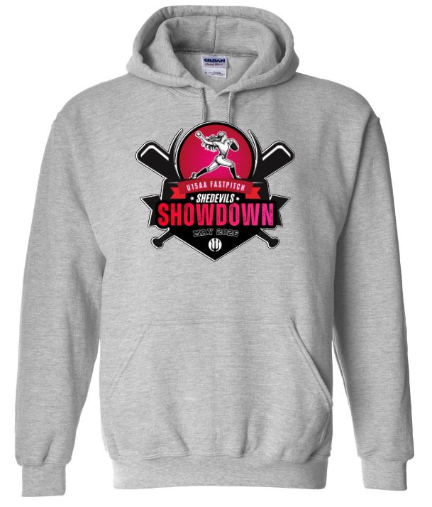 She Devils Show Down  - Sport Grey Hoodie (Full Chest)