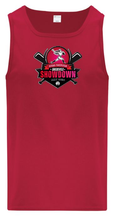 She Devils Show Down - Red Cotton Tank (Full Chest)