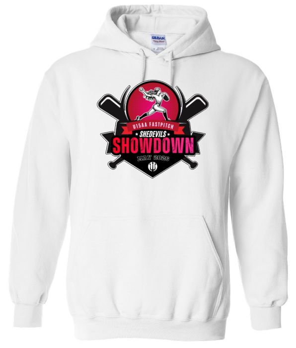 She Devils Show Down  - White Hoodie (Full Chest)