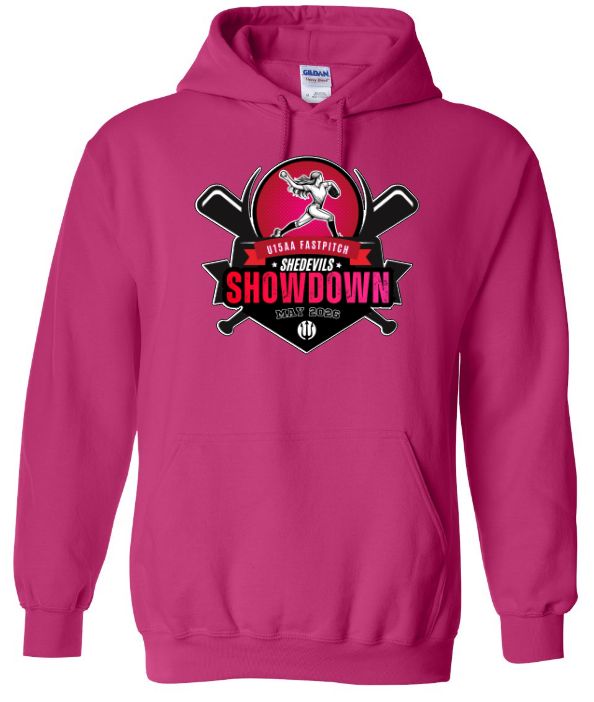 She Devils Show Down  - Pink Hoodie (Full Chest)