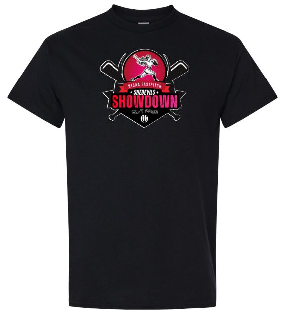 She Devils Show Down - Black T-Shirt (Full Chest)
