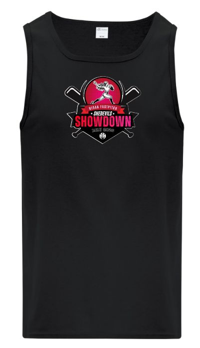 She Devils Show Down - Black Cotton Tank (Full Chest)