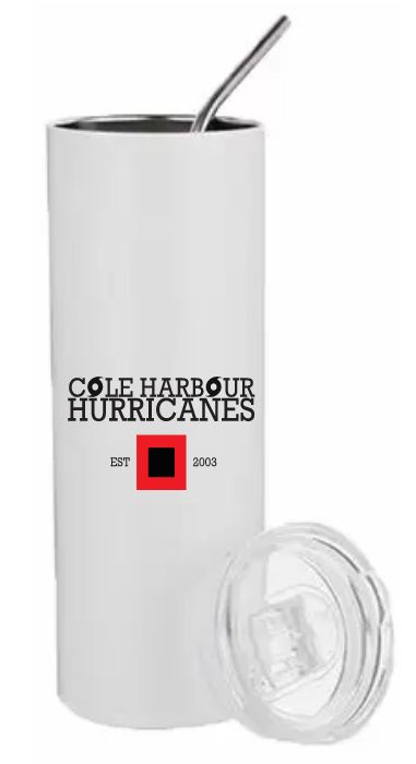 Cole Harbour Hurricanes - White CHH Tumbler
