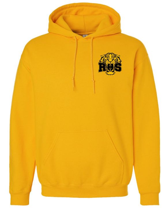 Rocking Stone Heights - Sport Gold RHS Hoodie (Left Chest)