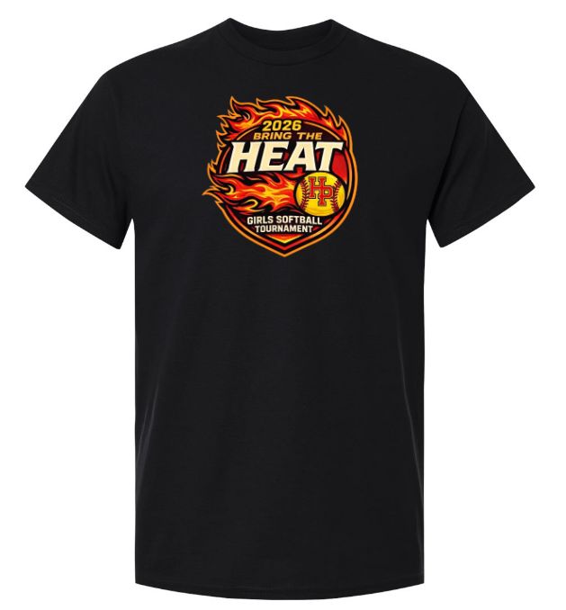 Bring The Heat 2026 - Black Cotton T-Shirt (Full Chest)