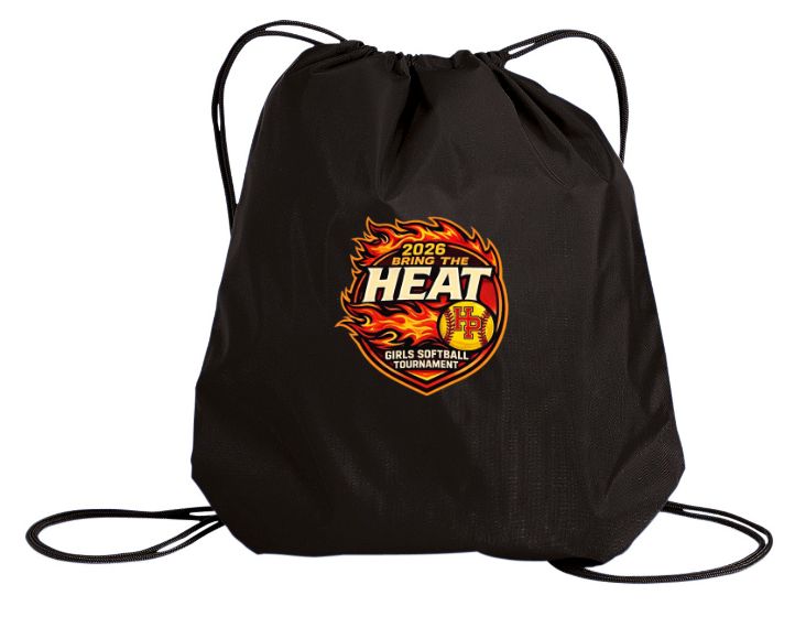 Bring The Heat 2026 - Black Cinch Bag
