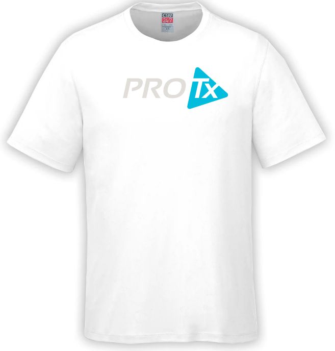 PROTx - White Parkour T-Shirt (Full Chest)