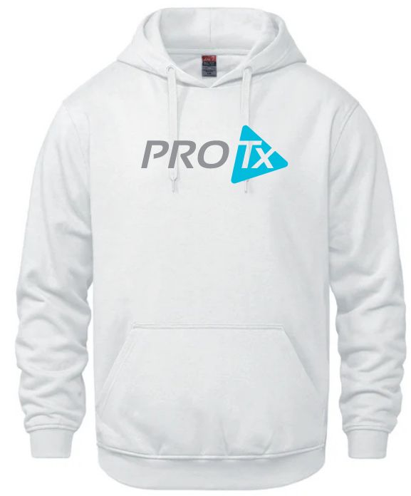 PROTx - White Vault Hoodie (Full Chest)