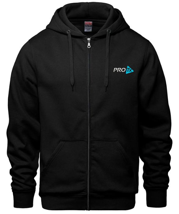 PROTx - Black CSW Full Zip Sweater (Left Chest)