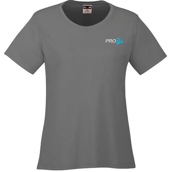 PROTx - Ladies Grey CSW Performance T-Shirt (Left Chest)