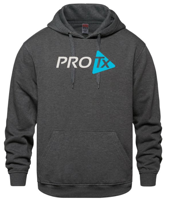 PROTx - Charcoal Heather Vault Hoodie (Full Chest)