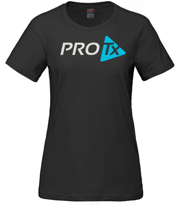 PROTx - Ladies Black Parkour T-Shirt (Full Chest)