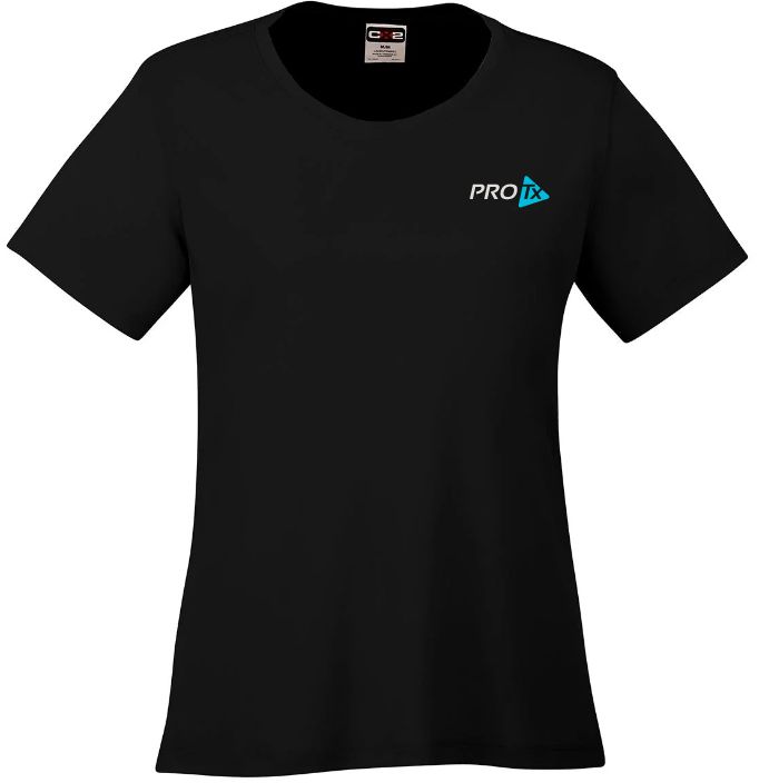 PROTx - Ladies Black CSW Performance T-Shirt (Left Chest)