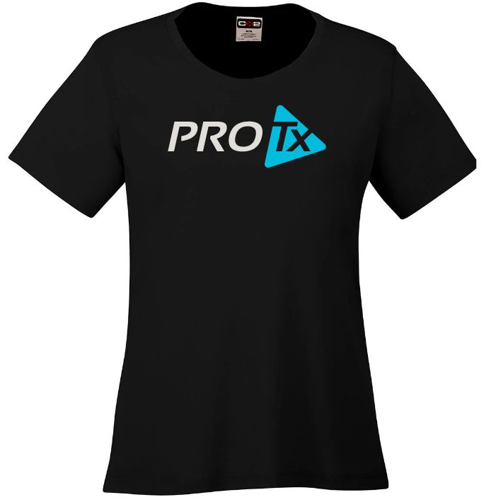 PROTx - Ladies Black CSW Performance T-Shirt (Full Chest)