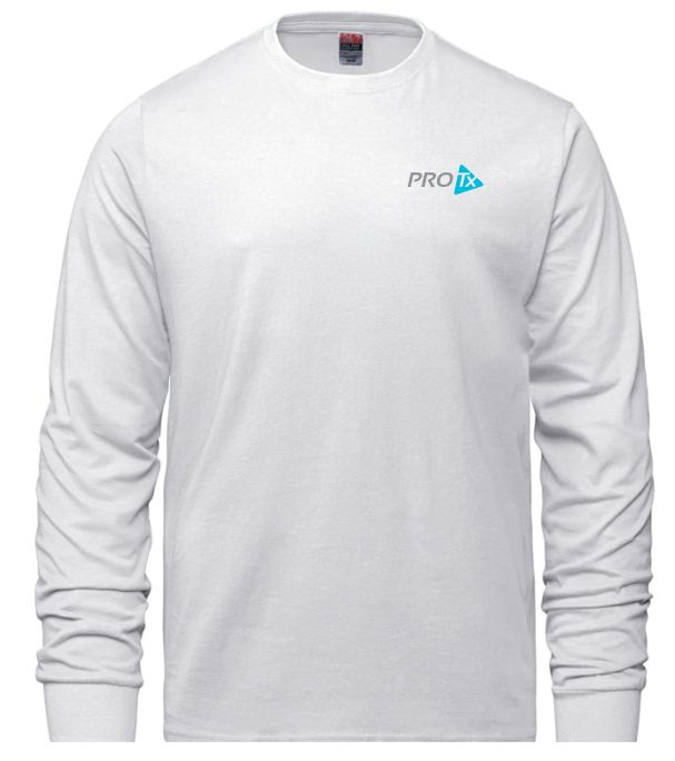 PROTx - White CSW Long Sleeve Shirt (Left Chest)