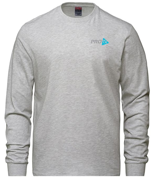 PROTx - Athletic Heather CSW Long Sleeve Shirt (Left Chest)
