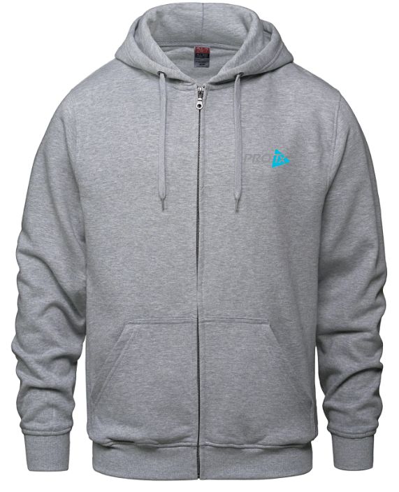 PROTx - Athletic Heather CSW Full Zip Sweater (Left Chest)