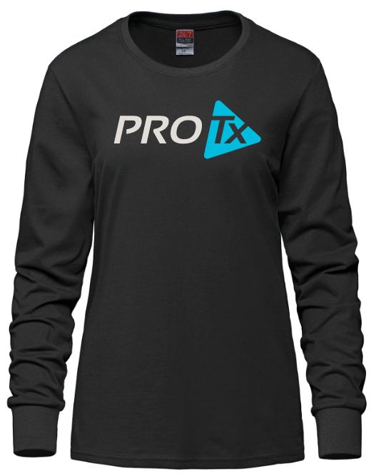 PROTx - Ladies Black CSW Long Sleeve Shirt (Full Chest)