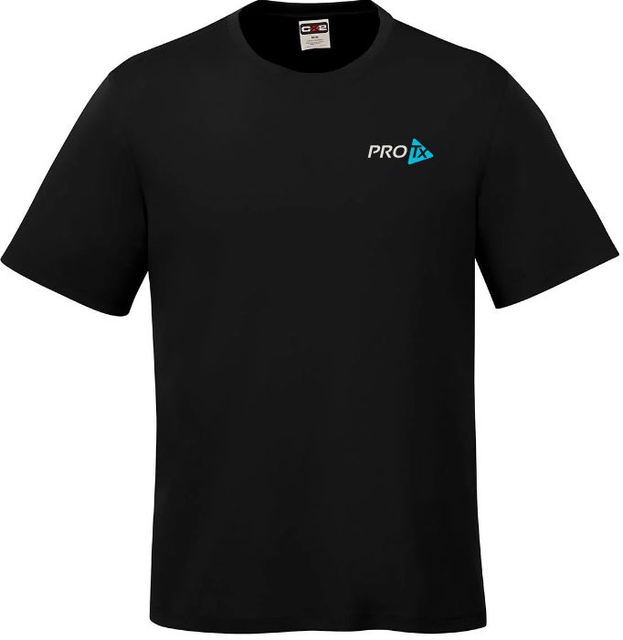 PROTx - Black CSW Performance T-Shirt (Left Chest)