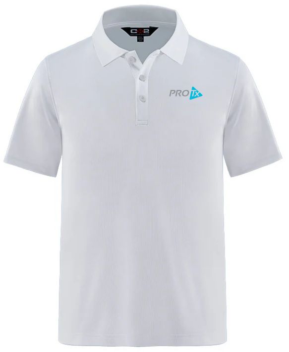 PROTx - White CSW Elite Polo (Left Chest)