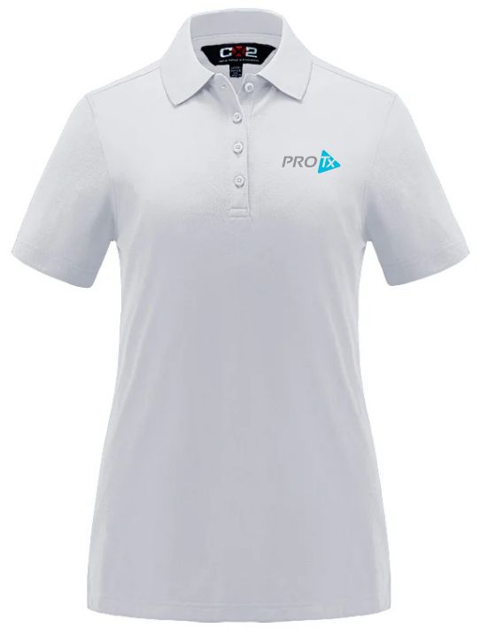 PROTx - Ladies White CSW Elite Polo (Left Chest)
