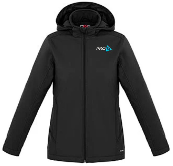 PROTx - Ladies Black Hurricane Insulated Jacket (Left Chest)