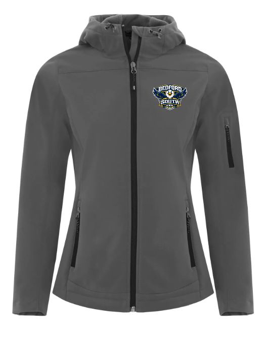 Bedford South School - Ladies Coal Grey Soft Shell Jacket