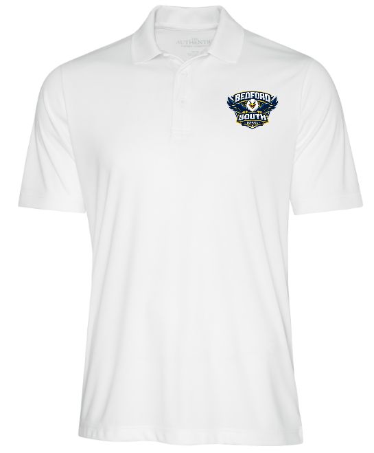 Bedford South School -  White Polo Shirt (Left Chest Logo)