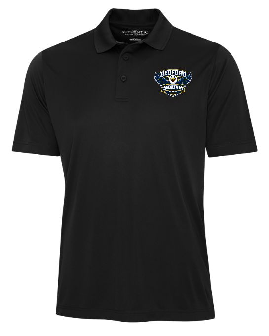 Bedford South School -  Black Polo Shirt (Left Chest Logo)