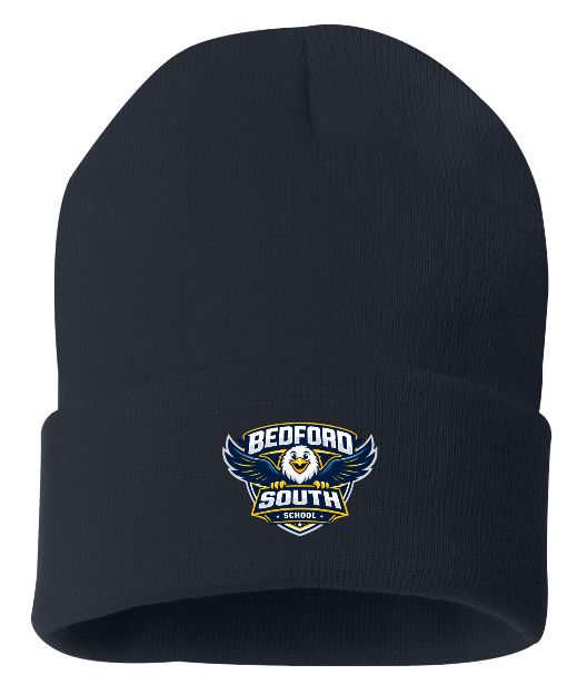 Bedford South School - Navy Cuffed Beanie