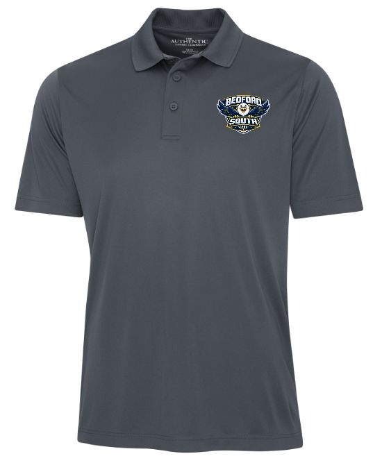 Bedford South School -  Coal Grey Polo Shirt (Left Chest Logo)