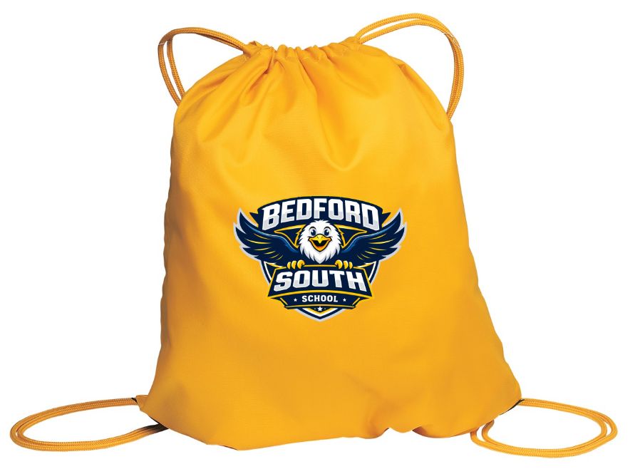 Bedford South School - Sport Gold Cinch Bag