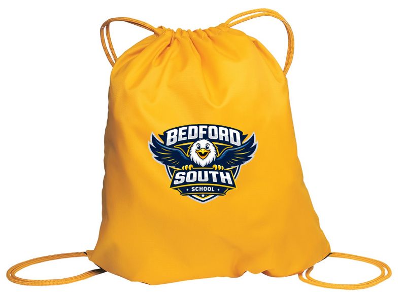 Bedford South School - Sport Gold Cinch Bag