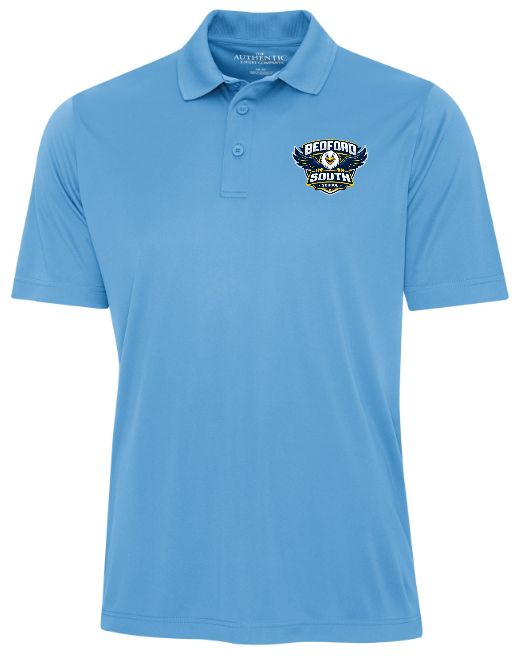 Bedford South School -  Atomic Blue Polo Shirt (Left Chest Logo)