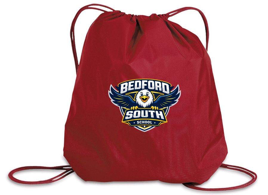 Bedford South School - Red Cinch Bag