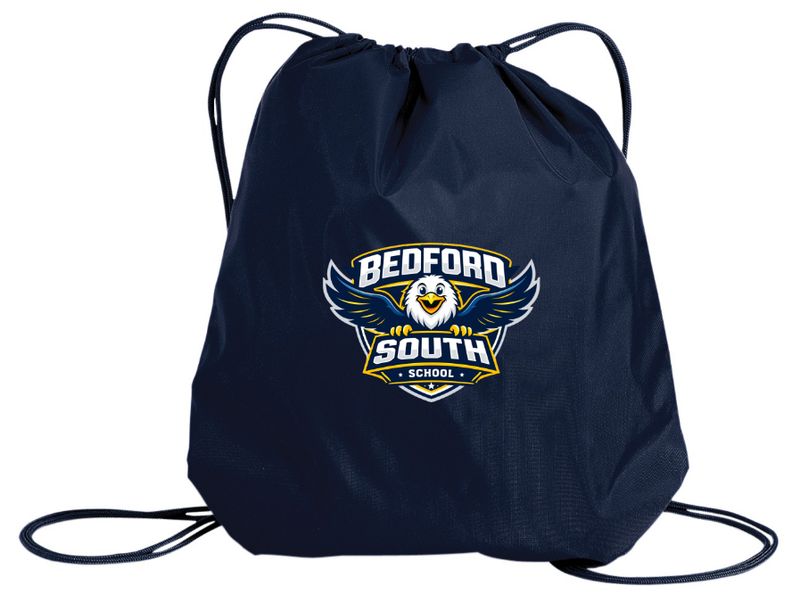 Bedford South School - Navy Cinch Bag