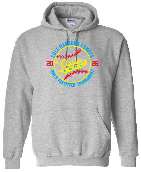 Cole Harbour Comets Fast Pitch Tournament - Sport Grey Hoodie (Full Chest)