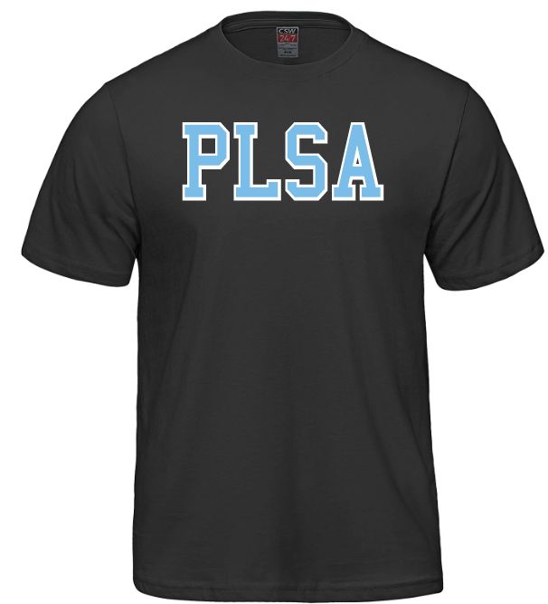 Porters Lake Soccer Club - Black PLSA Parkour T-Shirt (Full Chest)