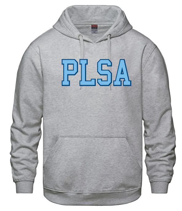 Porters Lake Soccer Club - Athletic Heather Grey PLSA Vault Hoodie (Full Chest)