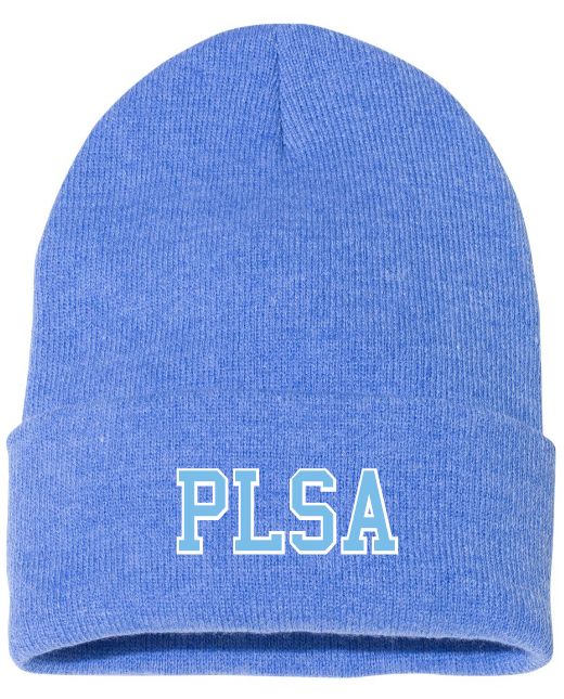 Porters Lake Soccer Club - Heather Royal PLSA Cuffed Beanie