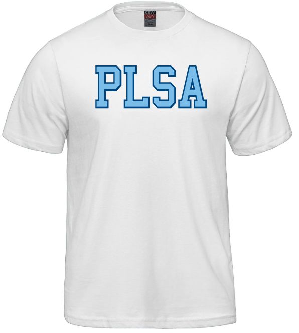 Porters Lake Soccer Club - White PLSA Parkour T-Shirt (Full Chest)