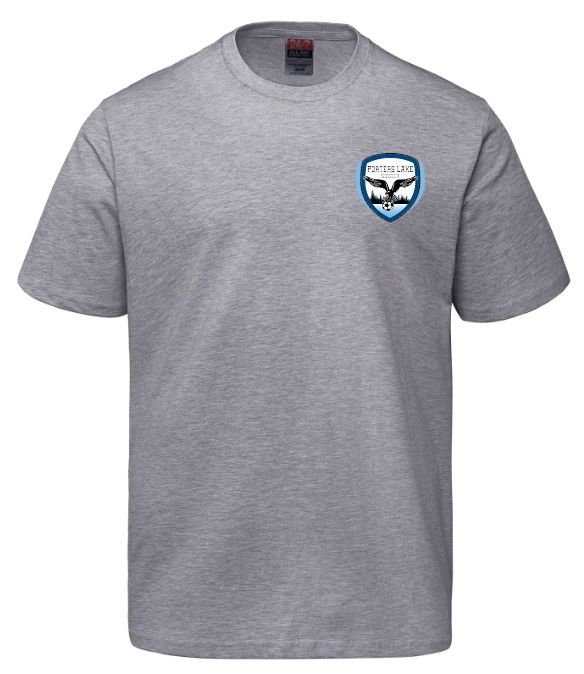 Porters Lake Soccer Club - Athletic Heather Grey Parkour T-Shirt (Left Chest)
