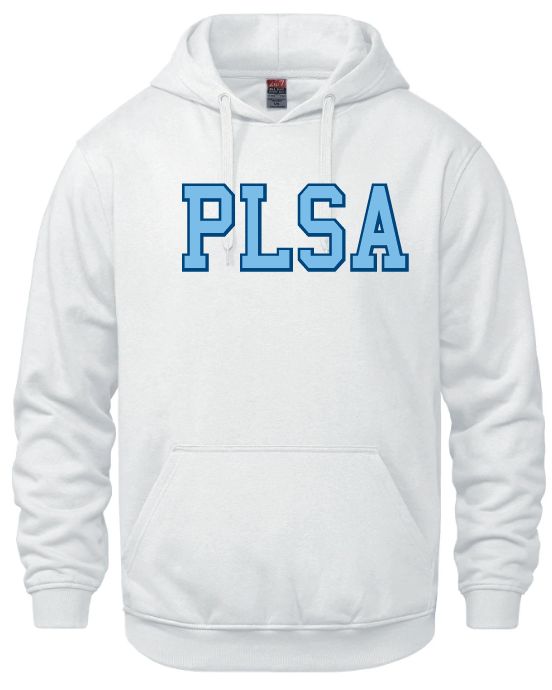 Porters Lake Soccer Club - White PLSA Vault Hoodie (Full Chest)