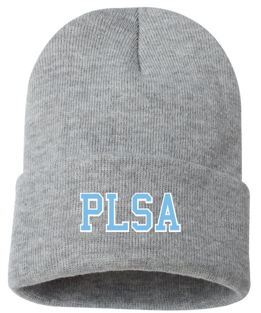 Porters Lake Soccer Club - Heather Grey PLSA Cuffed Beanie