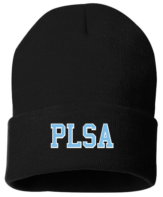 Porters Lake Soccer Club - Black PLSA Cuffed Beanie