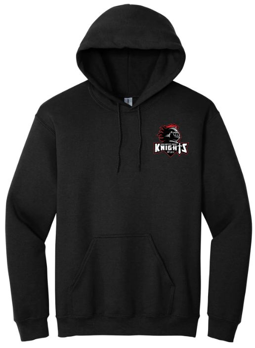 Millwood High - Black Millwood Staff Logo Hoodie (Left Chest)