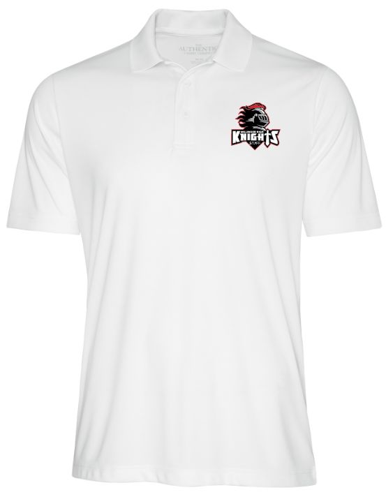Millwood High - White Millwood Staff Pro Team Polo Shirt (Left Chest)