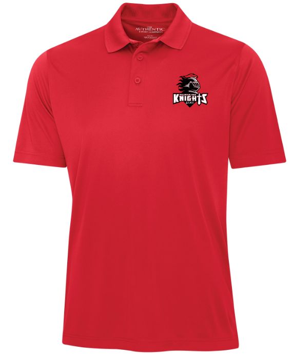 Millwood High - Red Millwood Staff Pro Team Polo Shirt (Left Chest)